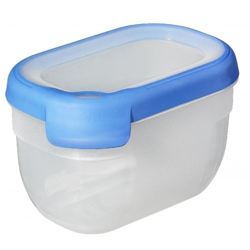 CURVER Frischhaltebox GrandChef, 15 x 10 x 9,3 cm, 0,75 Liter transparent/blau