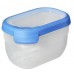CURVER Frischhaltebox GrandChef, 15 x 10 x 9,3 cm, 0,75 Liter transparent/blau