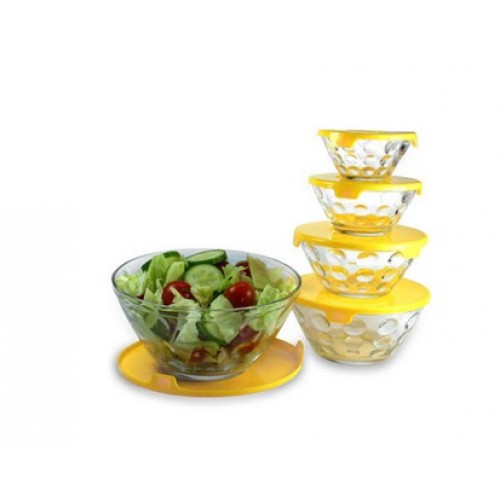 BANQUET Bubble 5-teiliger Set mit Kunststoffdeckel 04BTB15