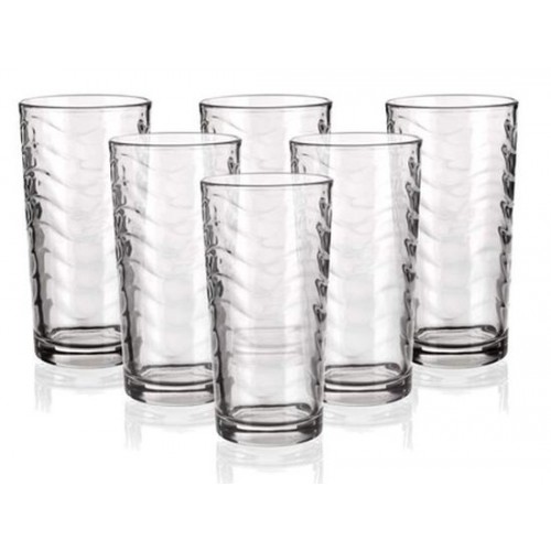 BANQUET PURE WAVE 6 Gläser Long 270 ml 04N109B-B