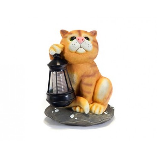 ACTIVER Solarlampe Katze 0910570