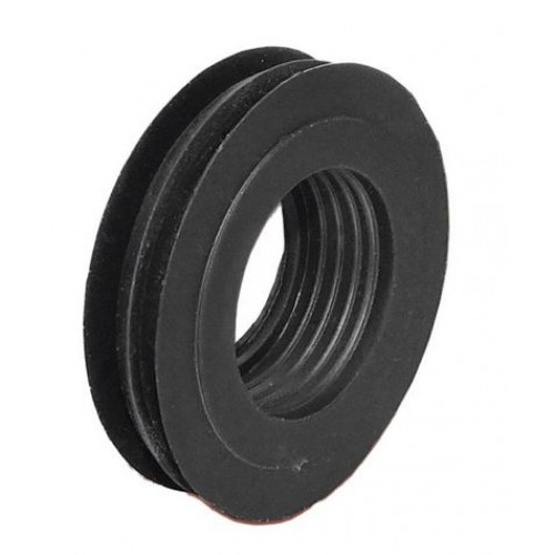 NÝVLT H4/117 innere WC-Anschlussmanschette, geriffelter Gummi, schwarz, 58 × 33 mm 10117