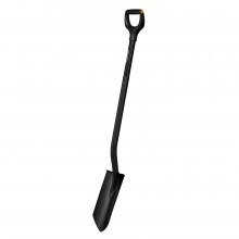 Fiskars Ergonomic Pro Drainageschaufel, schwarz 1066709