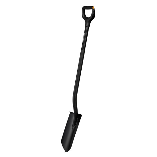 Fiskars Ergonomic Pro Drainageschaufel, schwarz 1066709