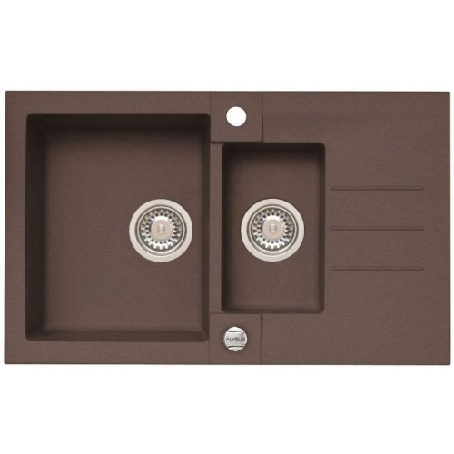 ALVEUS ROCK 70 Granitspüle, 780x480 mm granital plus Chocolate 03 1107851