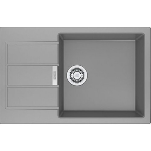 Franke Sirius SID 611-78/45 BB, 780x500 mm, Spüle tectonite, steingrau 114.0504.184