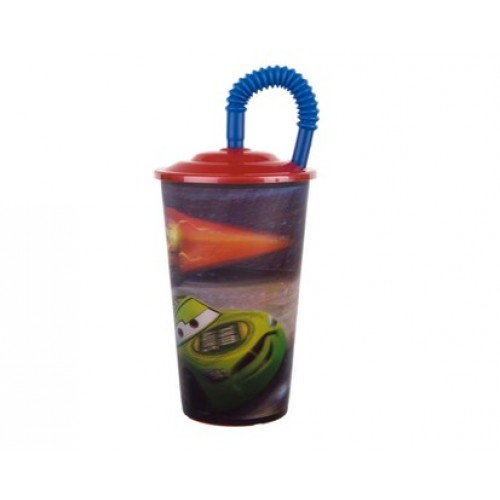BANQUET 600 ml Becher mit Deckel, Cars L 1214CA34388 BANQUET 600 ml Becher mit Deckel, Cars L 1214CA34388