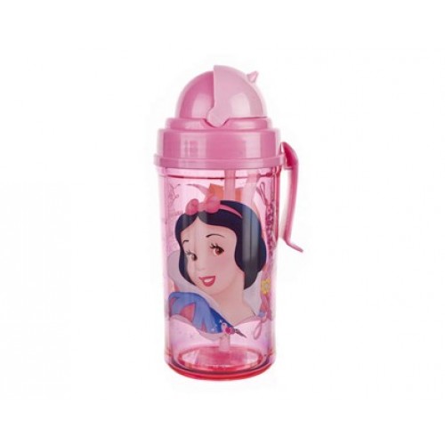 BANQUET Trinkfllasche 350 ml mit einem Strohhalm, Prinzessin 1222PR34222
