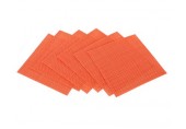 BANQUET 6 St. Glasunterlagen 10x10 cm Culinaria Orange 12CGCS0001