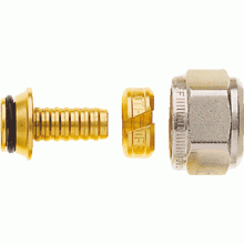 HEIMEIER Klemmringverschraubung, 18 × 2, Außengewinde, für Kunststoffrohre, 1311-18.351