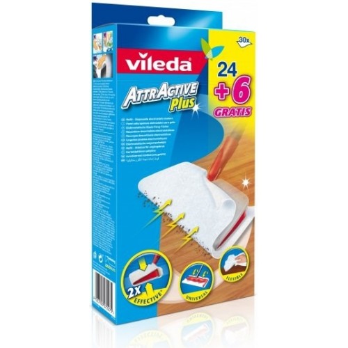 VILEDA E-sweeper Attractive plus Tücher 24+6