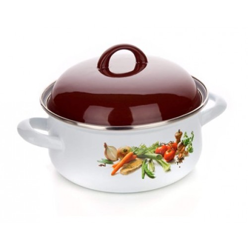 BANQUET Emaillierten Topf 18 cm Gemüse 13SM1CLL18 BANQUET Emaillierten Topf 18 cm Gemüse 13SM1CLL18