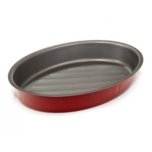 BANQUET Backblech, oval RED Culinaria 19SL1050 BANQUET Backblech, oval RED Culinaria 19SL1050