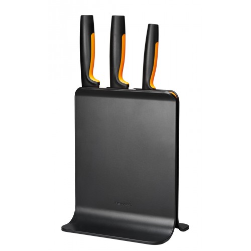 Fiskars Kunststoffblock mit drei Messern schwarz 1057555 Fiskars Kunststoffblock mit drei Messern schwarz 1057555