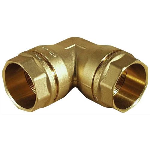 ISIFLO T-120 Winkel für Wasser, 90°, 40 × 40 mm 2.1.120.4040