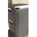 Ausverkauf CURVER STYLE Schubladenchrank3x14l 33x38x59,5cm dunkelbraun06604-210 Beschädigt