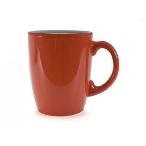 BANQUET Keramik Tasse Rot/ Grau 310 ml 202991 RG BANQUET Keramik Tasse Rot/ Grau 310 ml 202991 RG