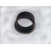 Rauchrohring - doppelwandiges Wandfutter O200 x 2 mm schwarz