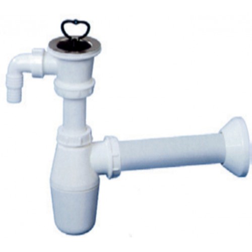 GEOS 219 Siphon mit Geschirrspüleranschluss, 6/4" × 50 21964