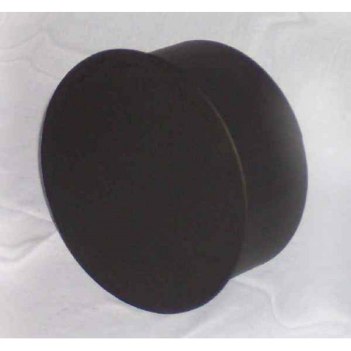 Kamin-Blindverschluss O130 x 1,5 mm schwarz