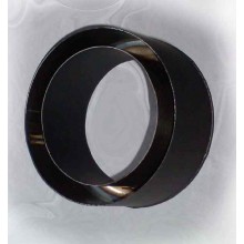 Rauchrohrreduktion O200/O145 mm (1,5) Schiedel schwarz