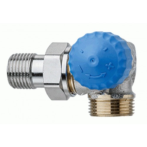 HEIMEIER Thermostat-Ventilunterteil mit Außengewinde 3/4" Winkeleck 2342-02.000