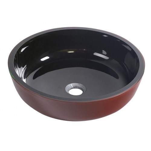 SAPHO BEAUTY 2501-06 OLIVIER Waschbecken aus Glass 42 cm