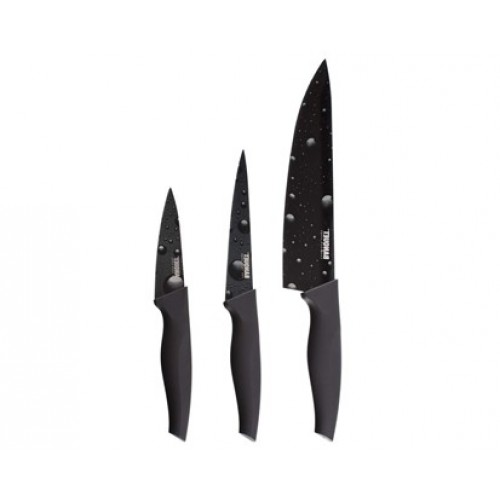 BANQUET 3-teiliges Messer-Set Nero Frizzante 25LI008203 BANQUET 3-teiliges Messer-Set Nero Frizzante 25LI008203