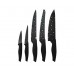 BANQUET 5-teiliges Messer-Set Nero Frizzante 25LI008205