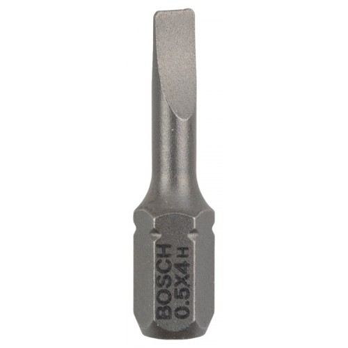 BOSCH Schrauberbit Extra-Hart S 0,5x4,0, 25 mm 2607001457