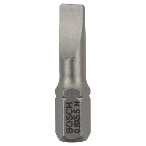 BOSCH Schrauberbit Extra-Hart S 0,8x5,5, 25 mm 2607001463