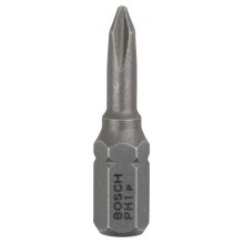 BOSCH Schrauber­bit Extra-Hart, PH 1, 25 mm, 3er-Pack 2607001508