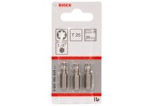BOSCH Schrauber­bit Extra-Hart, T25, 25 mm, 3er-Pack 2607001615