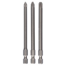 BOSCH Extra Hard-Schrauberbit-Multipacks PZ1; PZ2; PZ3; 89 mm 2607001761