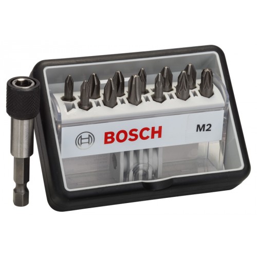 BOSCH 12+1 Bit-Set Robust Line, M Extra-Hart 2607002564 BOSCH 12+1 Bit-Set Robust Line, M Extra-Hart 2607002564