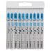 BOSCH 10tlg. Stichsägeblatt-Set Basic for Metal 2607010631