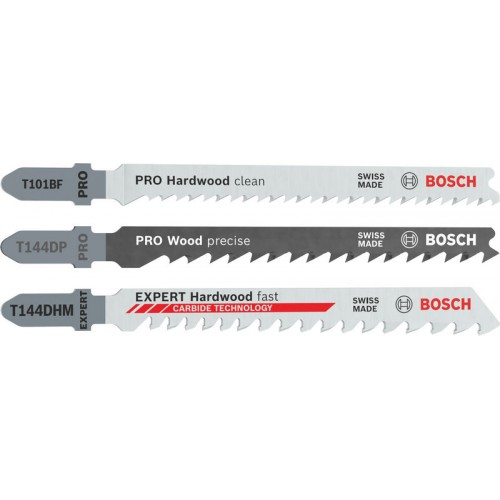 BOSCH PRO Wood and Metal Stichsägeblatt-Set, 5 tlg 2607011436