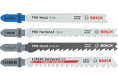 BOSCH PRO Wood and Metal Stichsägeblatt-Set, 15 tlg 2607011437