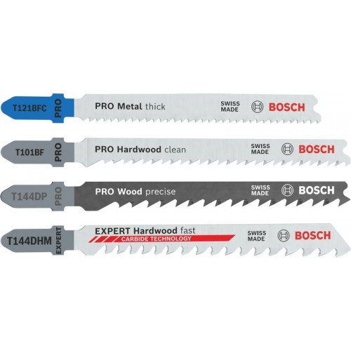 BOSCH PRO Wood and Metal Stichsägeblatt-Set, 15 tlg 2607011437