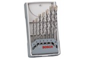 BOSCH 7-teiliges Betonbohrer CYL-3 Set, Silver Percussion 4, 5, 6, 6, 7, 8, 10, 2607017082