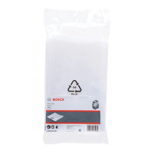 BOSCH Entsorgungssack, 5 l, Kunststoff (5 Stk.) für GAS 15 PS 2608000698