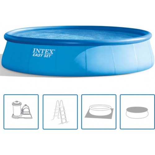 INTEX Easy Set Pool Schwimmbecken 549 x 122 cm mit kartuschenfilteranlage 26176NP