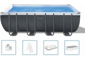 Intex Ultra XTR Frame Pools Set Ultra Schwimmbad 549x274x132 cm mit sandfilter 26356NP