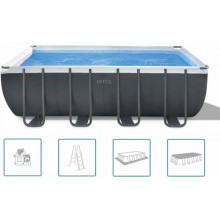 B-Ware!INTEX Ultra XTR Frame Pools Set Ultra Schwimmbad 549x274x132cm 26356NP-ausgepackt!