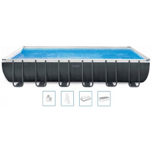 INTEX ULTRA XTR RECTANGULAR FRAME POOLS Schwimmbad 975 x 488 x132cm 26378NP