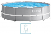 INTEX PRISM FRAME POOLS Schwimmbecken 366 x 76 cm filterpumpe 26712GN