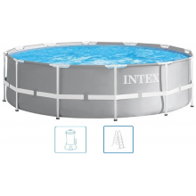 INTEX PRISM FRAME POOLS Schwimmbad 366 x 99 cm mit filterpumpe 26716NP