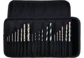 Metabo Werkzeug-Rolltasche mit SP-Bohrersatz, 20-teilig 626729000