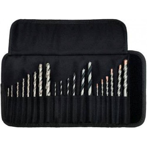 Metabo Werkzeug-Rolltasche mit SP-Bohrersatz, 20-teilig 626729000