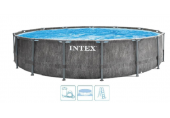 INTEX GREYWOOD PRISM FRAME PREMIUM POOLS Schwimmbad 549 x 122 cm 26744GN